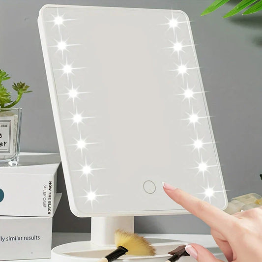 Miroir LED Lumineux avec Éclairage Régulable pour Maquillage Professionnel - BlxckFR