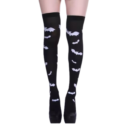 Chaussettes de sport compression éclatantes pour Halloween