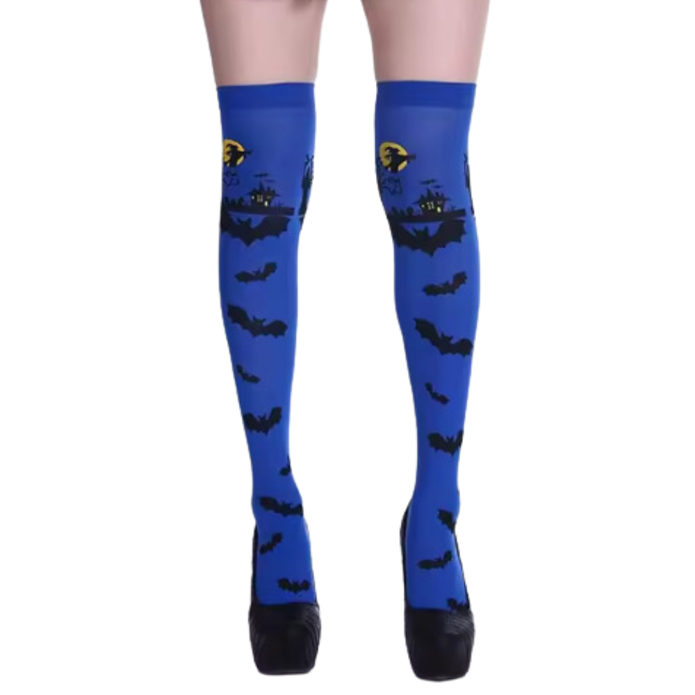 Chaussettes de sport compression éclatantes pour Halloween