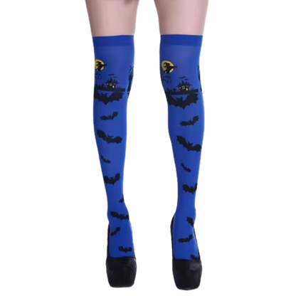 Chaussettes de sport compression éclatantes pour Halloween