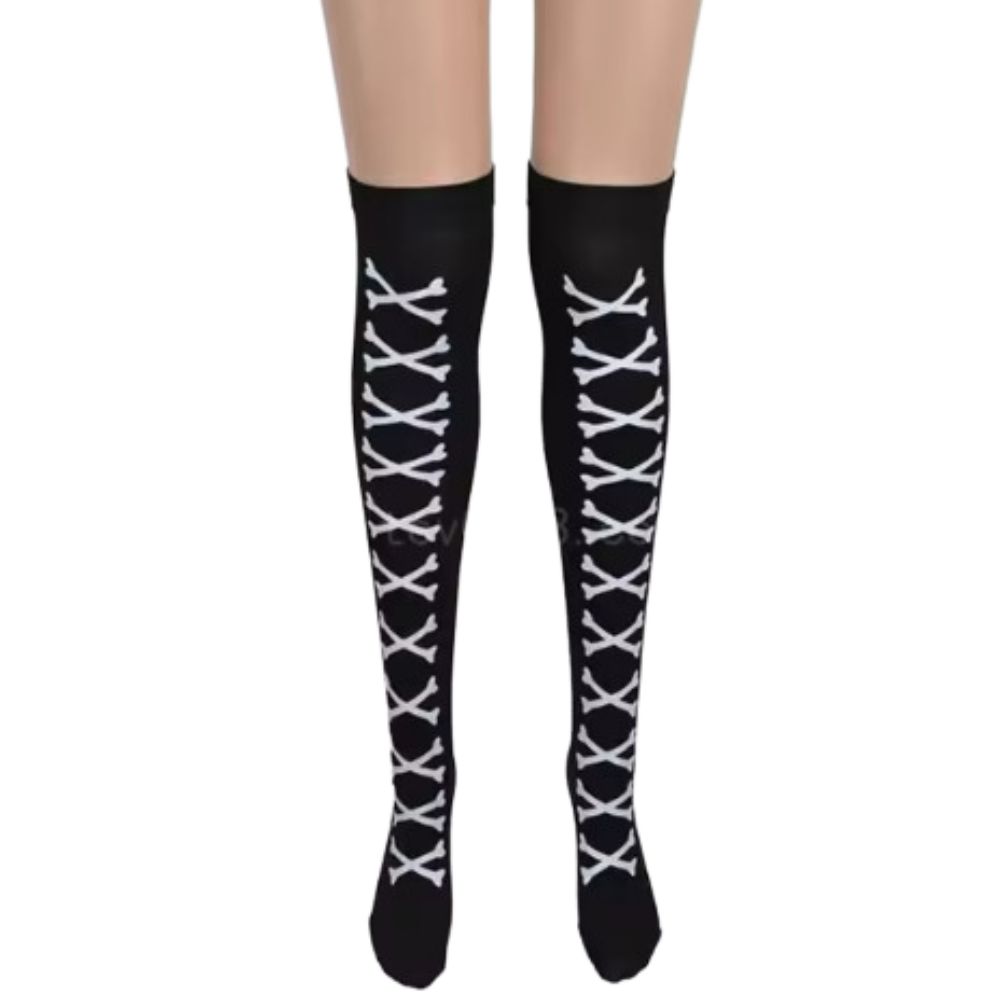Chaussettes de sport compression éclatantes pour Halloween