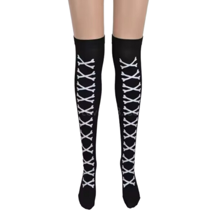Chaussettes de sport compression éclatantes pour Halloween