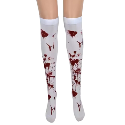 Chaussettes de sport compression éclatantes pour Halloween