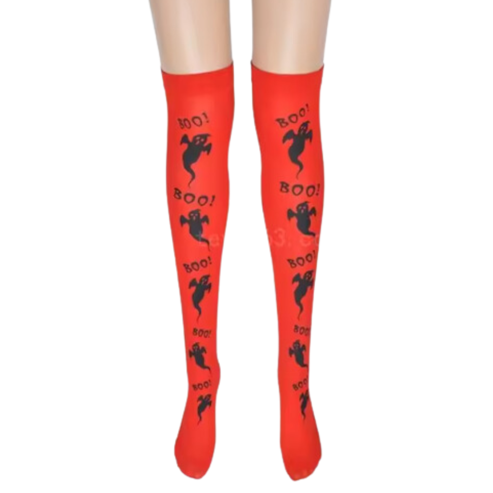 Chaussettes de sport compression éclatantes pour Halloween