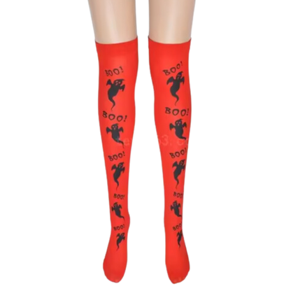 Chaussettes de sport compression éclatantes pour Halloween