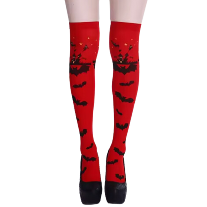 Chaussettes de sport compression éclatantes pour Halloween