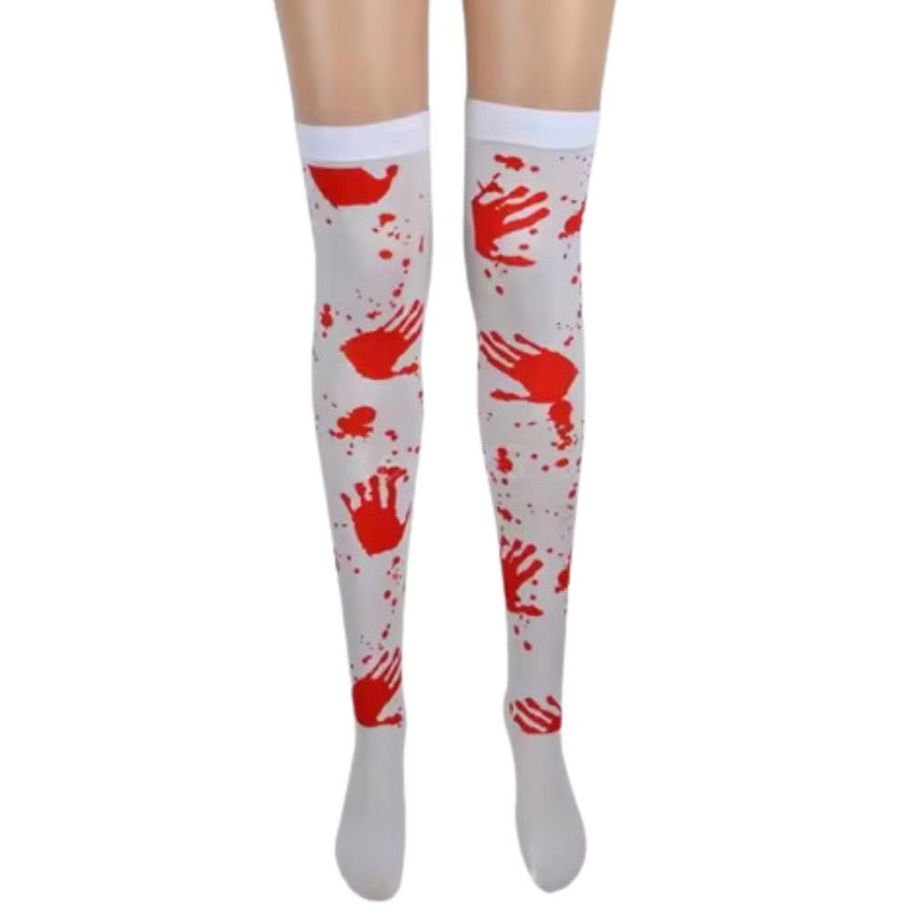 Chaussettes de sport compression éclatantes pour Halloween