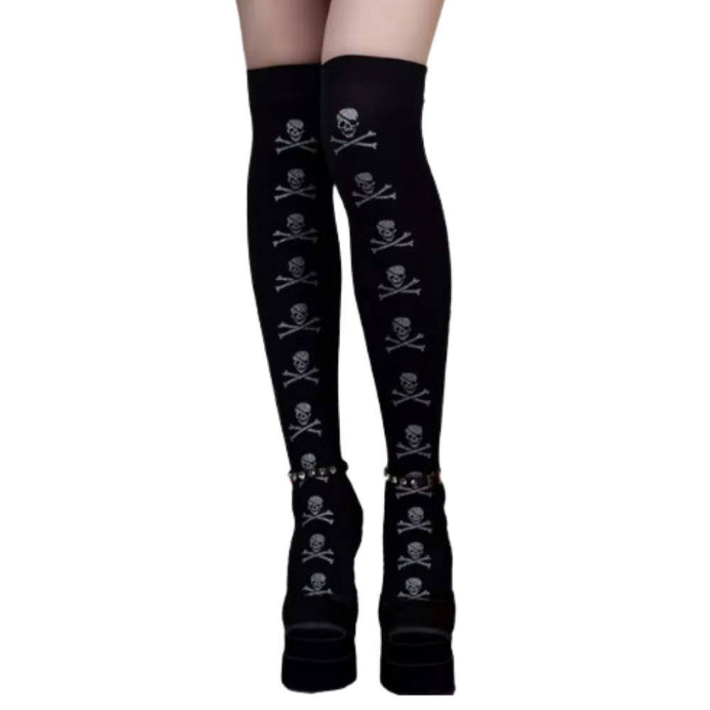 Chaussettes de sport compression éclatantes pour Halloween
