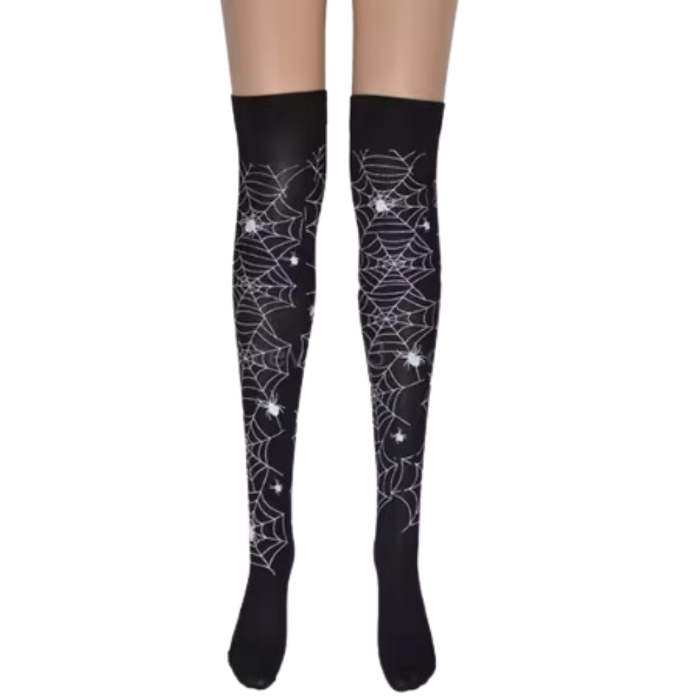 Chaussettes de sport compression éclatantes pour Halloween