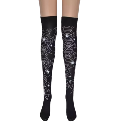 Chaussettes de sport compression éclatantes pour Halloween
