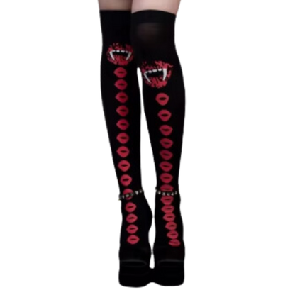 Chaussettes de sport compression éclatantes pour Halloween