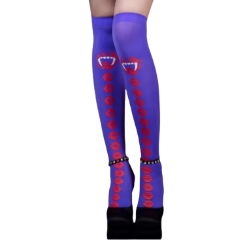 Chaussettes de sport compression éclatantes pour Halloween