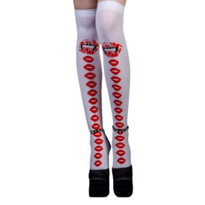 Chaussettes de sport compression éclatantes pour Halloween