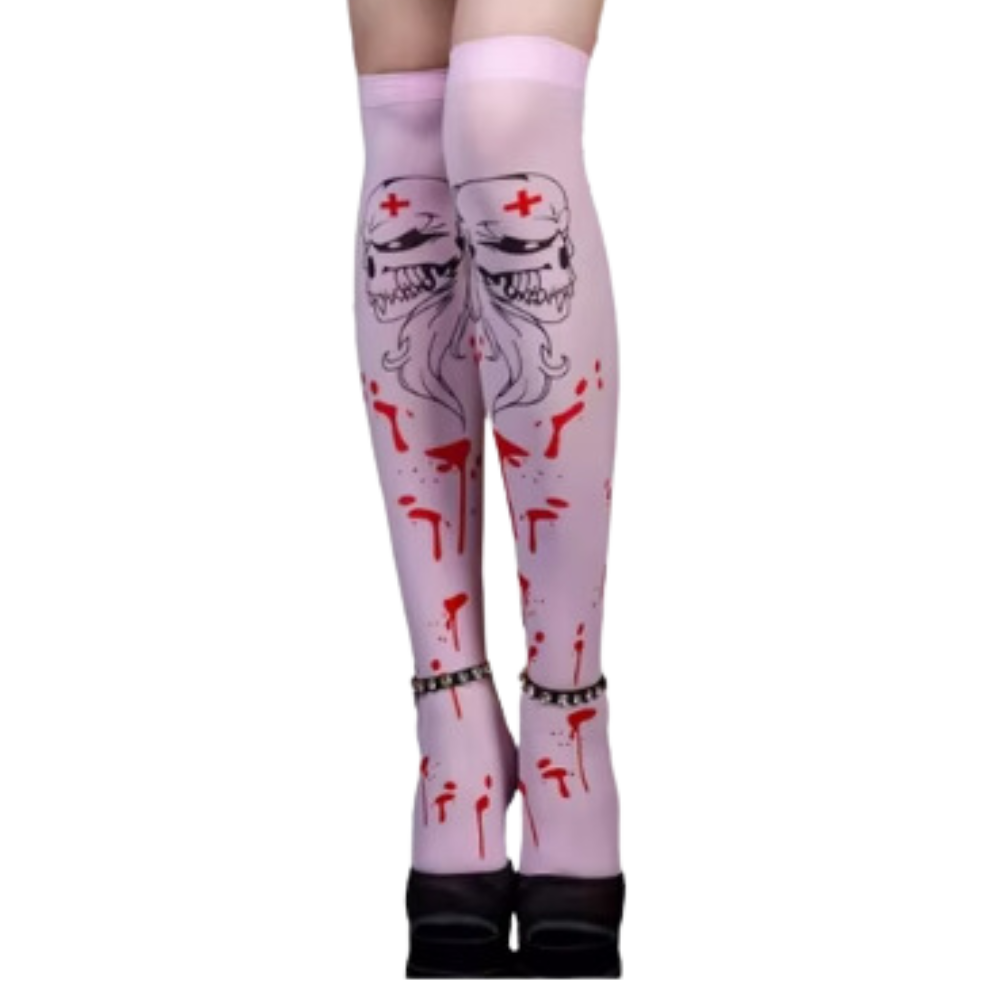 Chaussettes de sport compression éclatantes pour Halloween