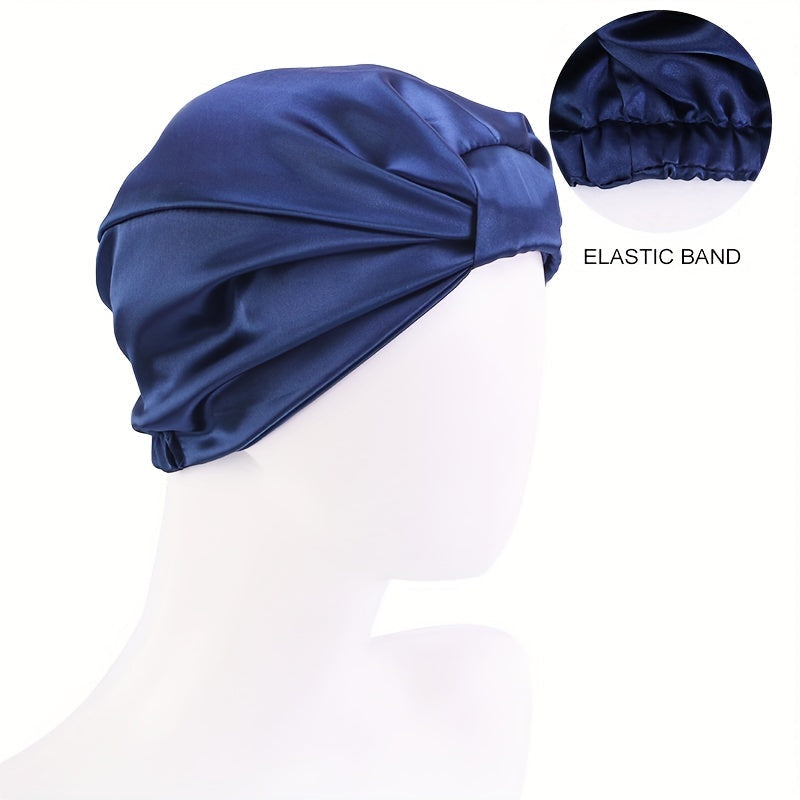Bonnet satiné Chic avec Nœud Féminin