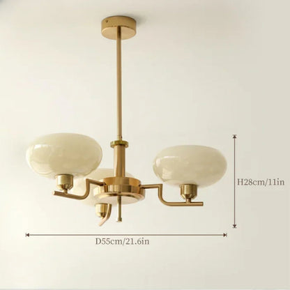 Lampe Plafond Rétro Chic – Lustre Design Nordique Élégant