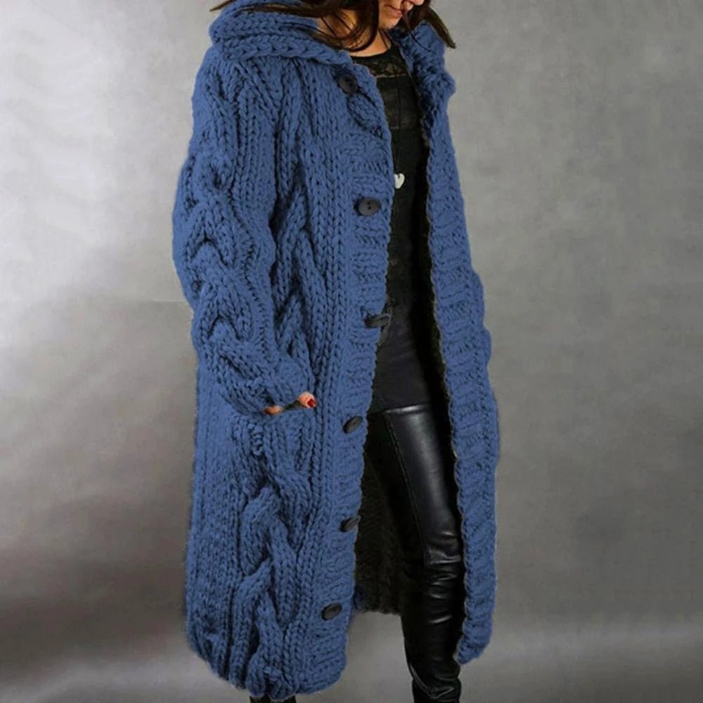 Manteau femme Tricot Élégant et Doux - BlxckFR