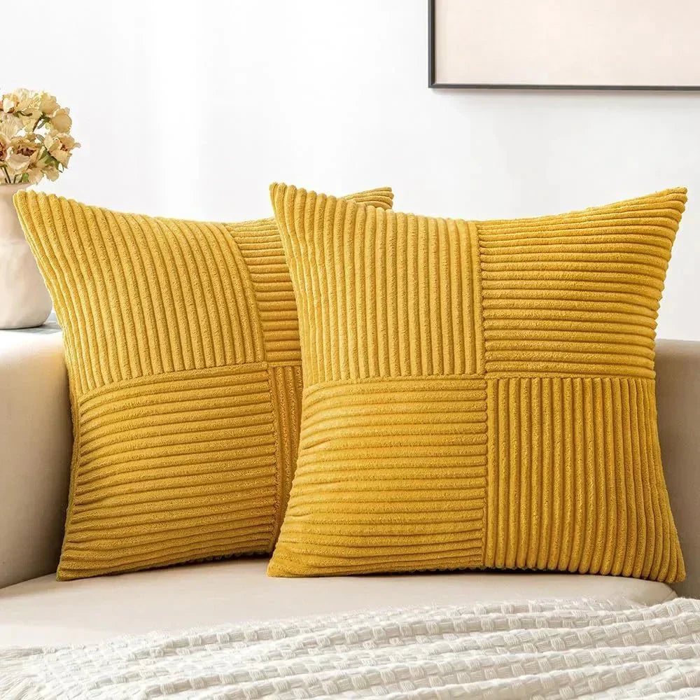 Housses de Coussin en Velours Doux Élégant