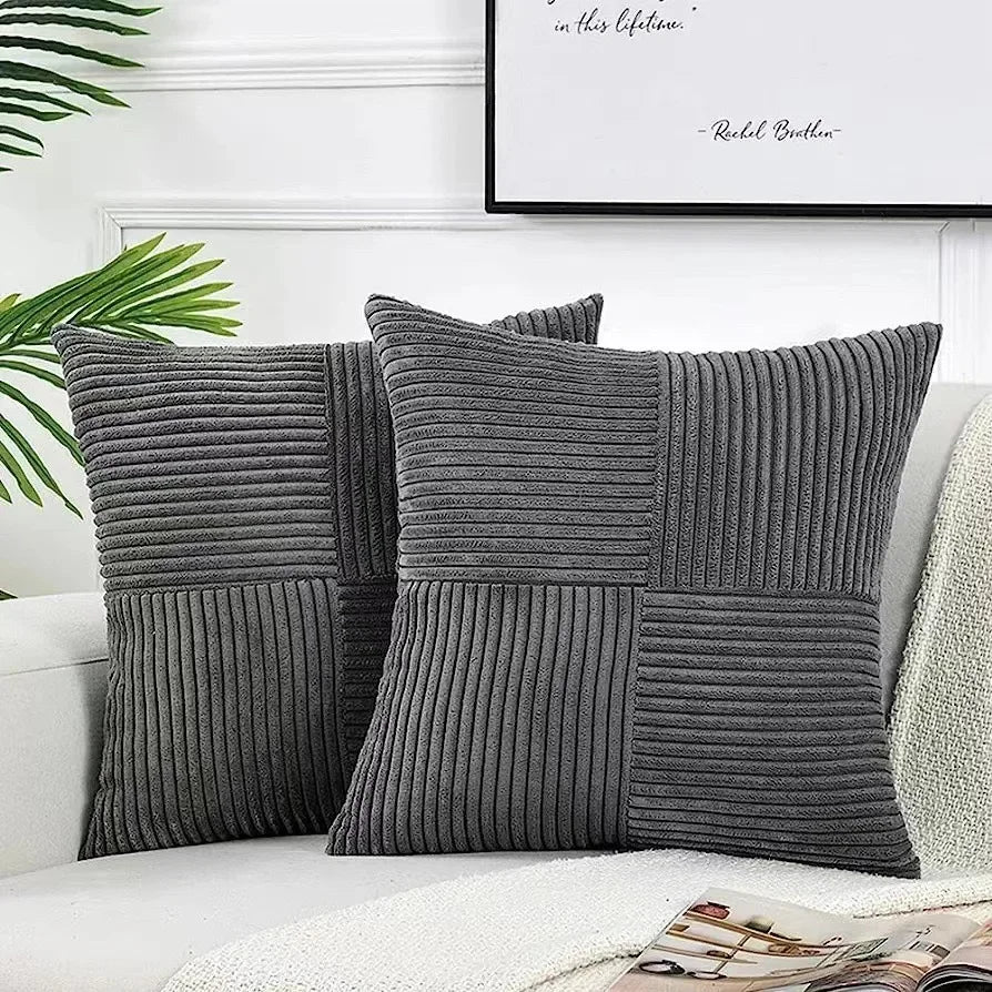 Housses de Coussin en Velours Doux Élégant