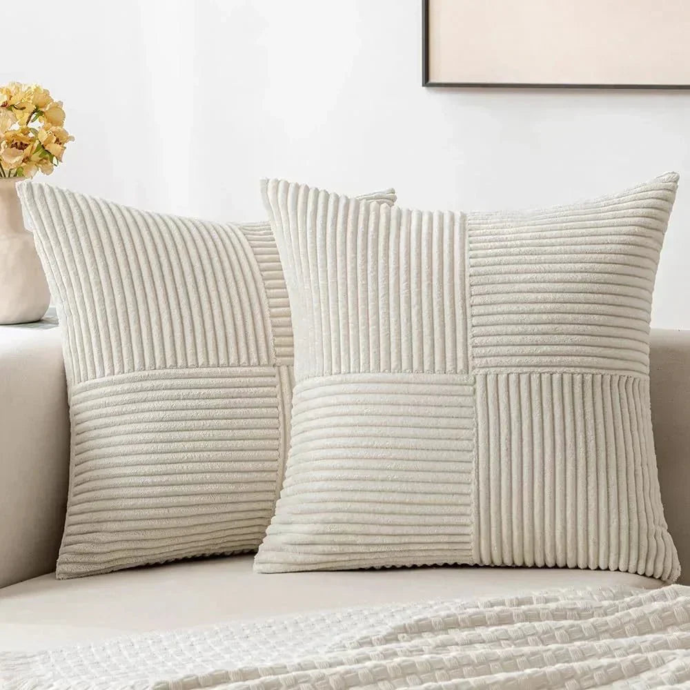 Housses de Coussin en Velours Doux Élégant