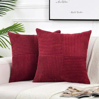 Housses de Coussin en Velours Doux Élégant