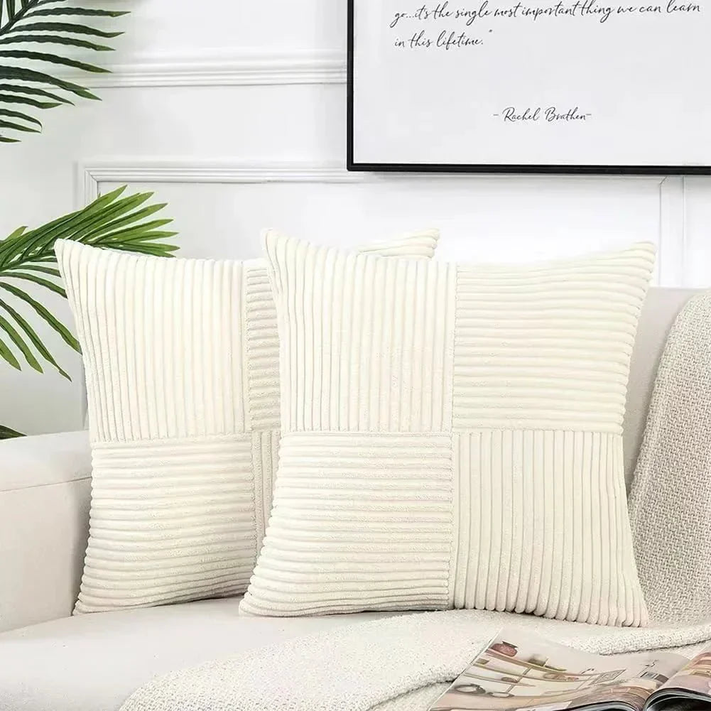 Housses de Coussin en Velours Doux Élégant