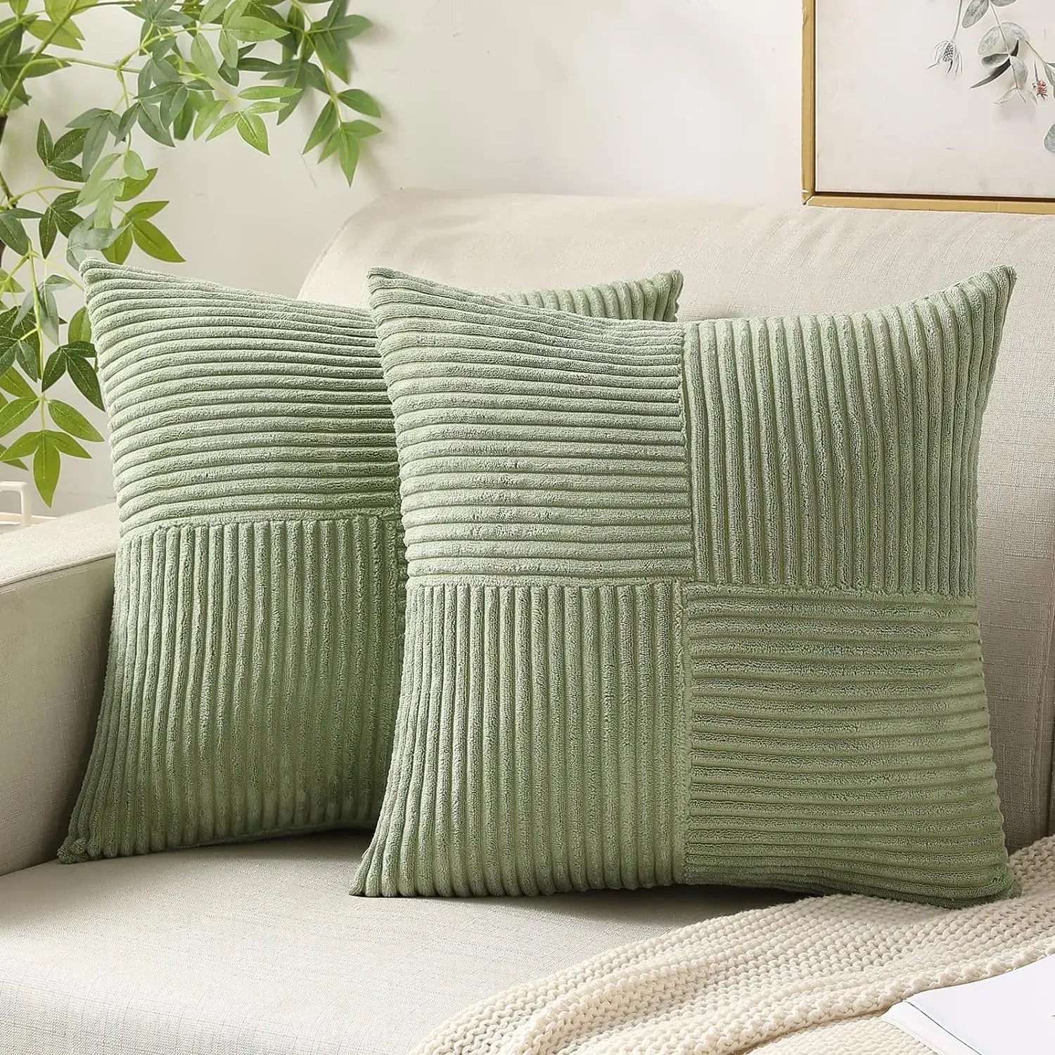 Housses de Coussin en Velours Doux Élégant - Foivo