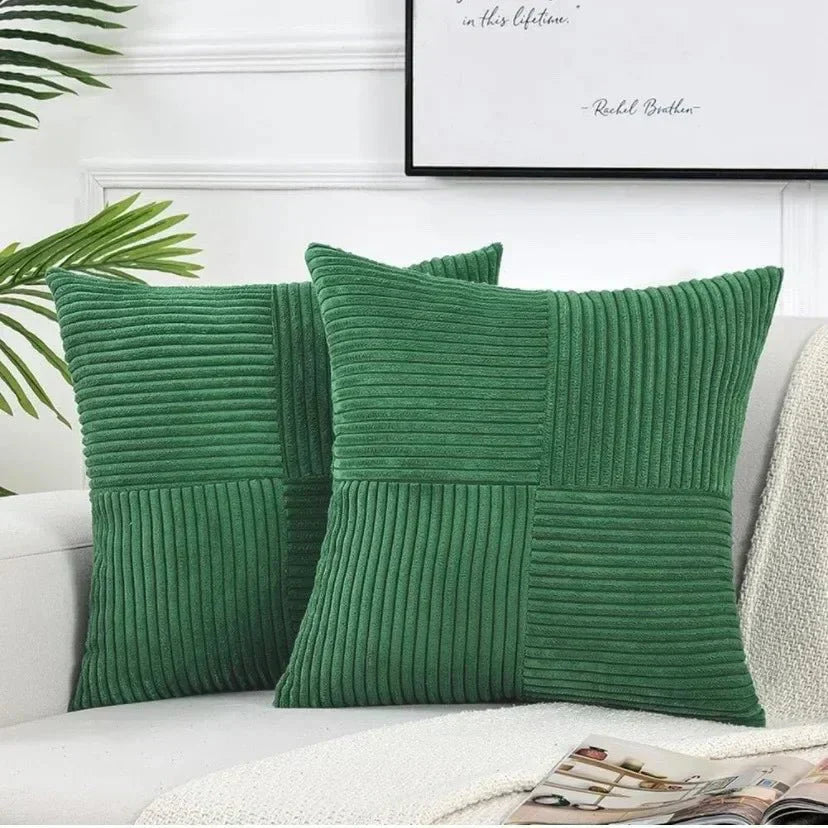 Housses de Coussin en Velours Doux Élégant