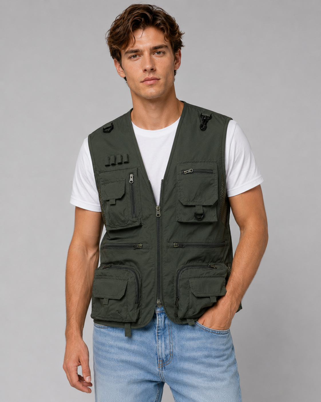 Gilet Homme Fonctionnel Coupe Ajustée