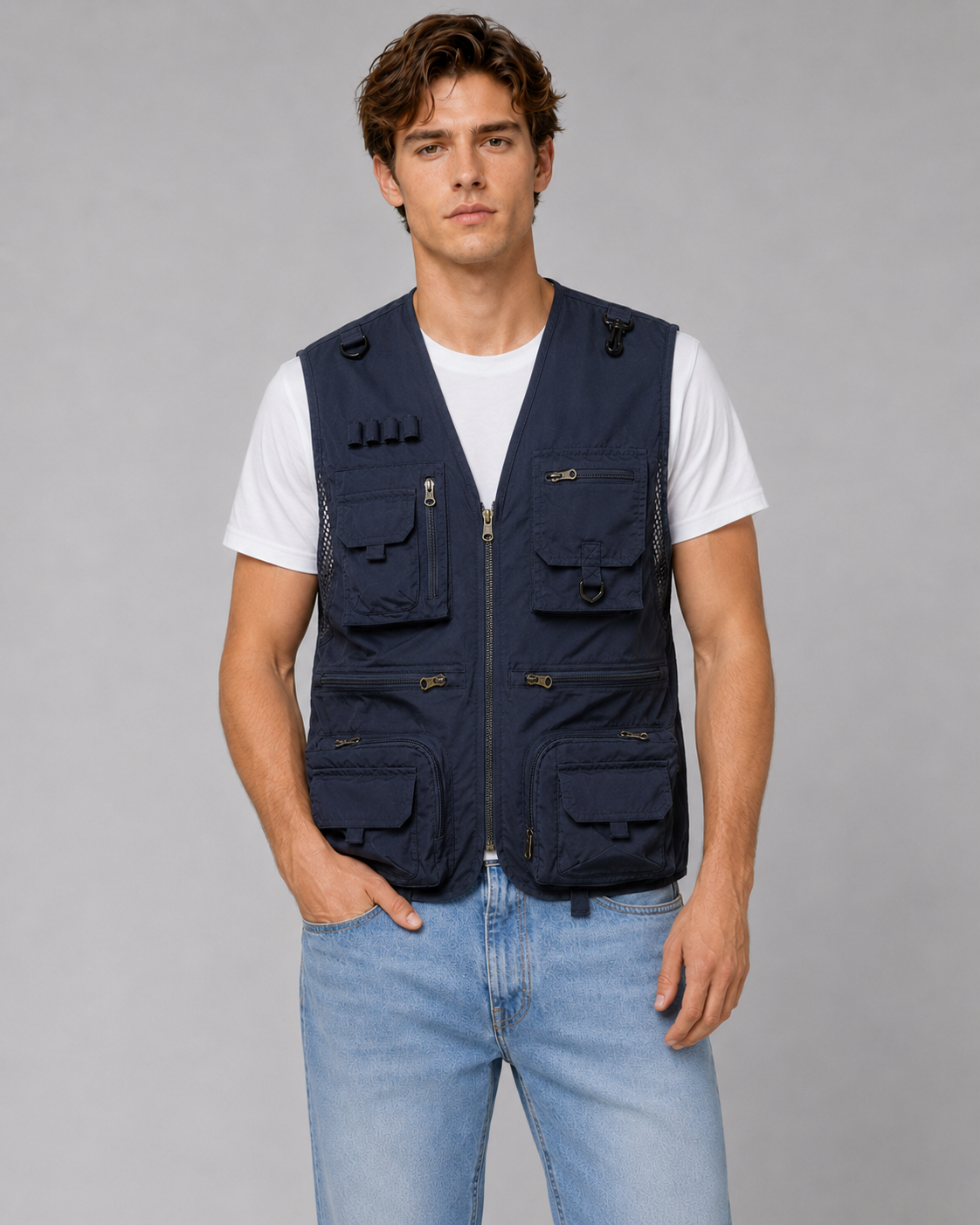 Gilet Homme Fonctionnel Coupe Ajustée