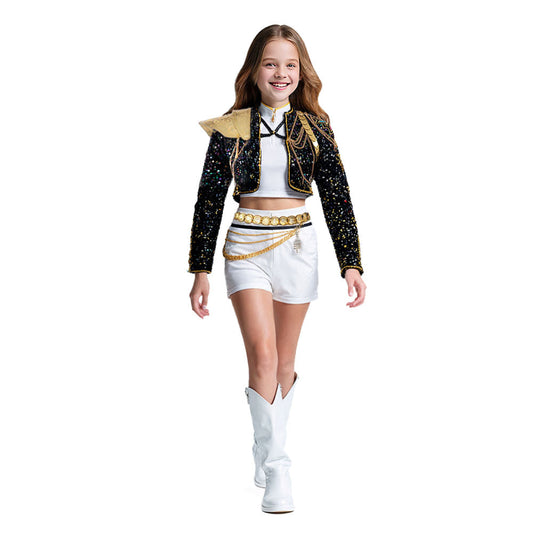 Costume Kpop Élégant Paillettes Féminin - BlxckFR