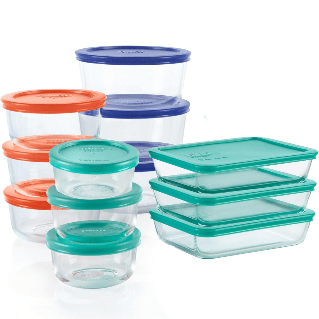 Boîtes de Stockage en Verre Sceau Étanche 12 Pièces - blxckfr
