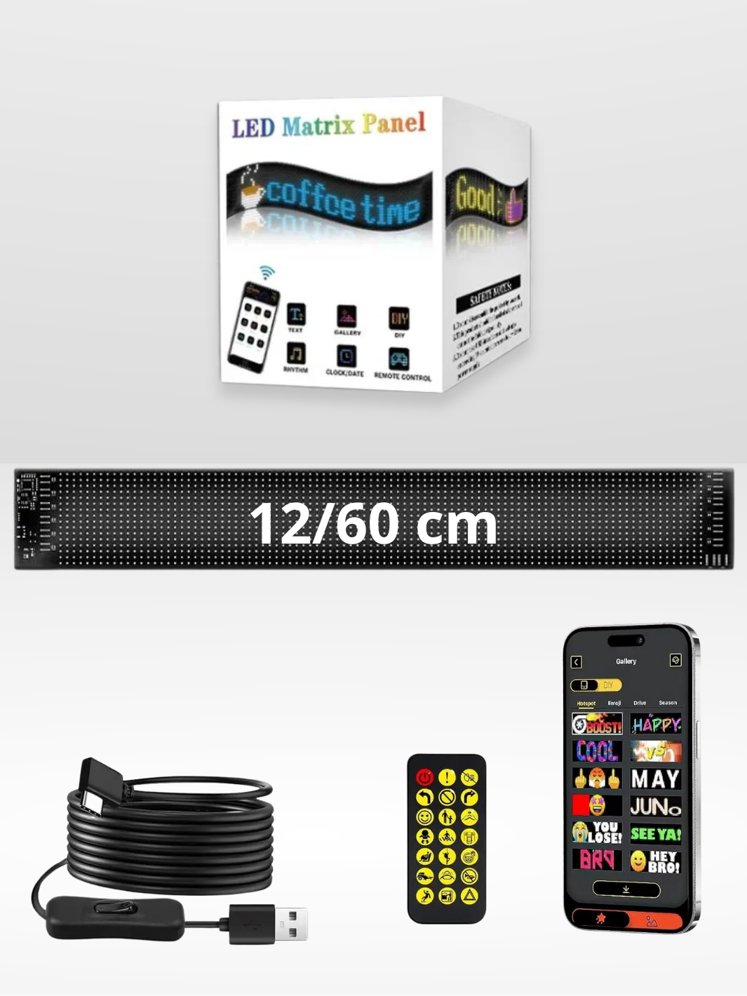 Panneau LED Customisé pour Véhicule