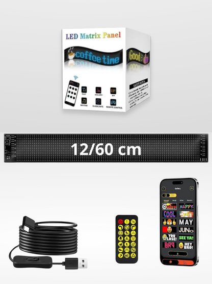 Panneau LED Customisé pour Véhicule