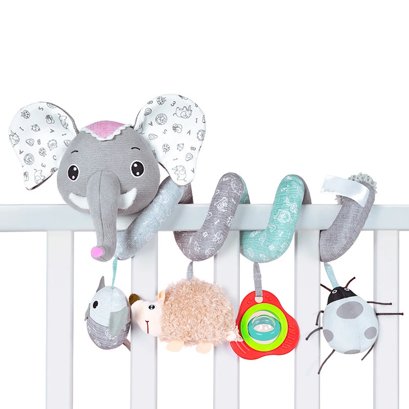 Jouet d'activité pour bébé - Accessoire siège auto et poussette doux