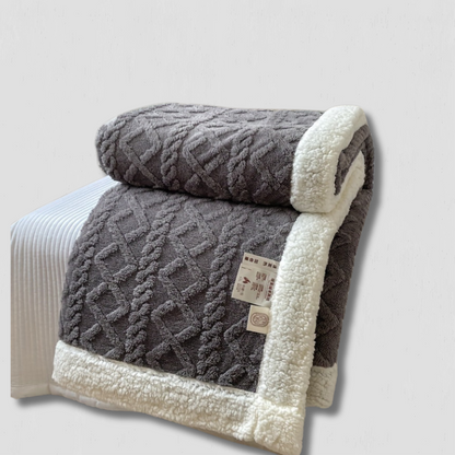 Plaid Fleece Douillet Réversible pour Toute la Famille - Foivo