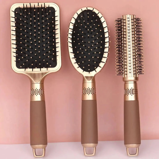 Brosse de massage Douce pour Cheveux Bouclés Antistatique - blxckfr