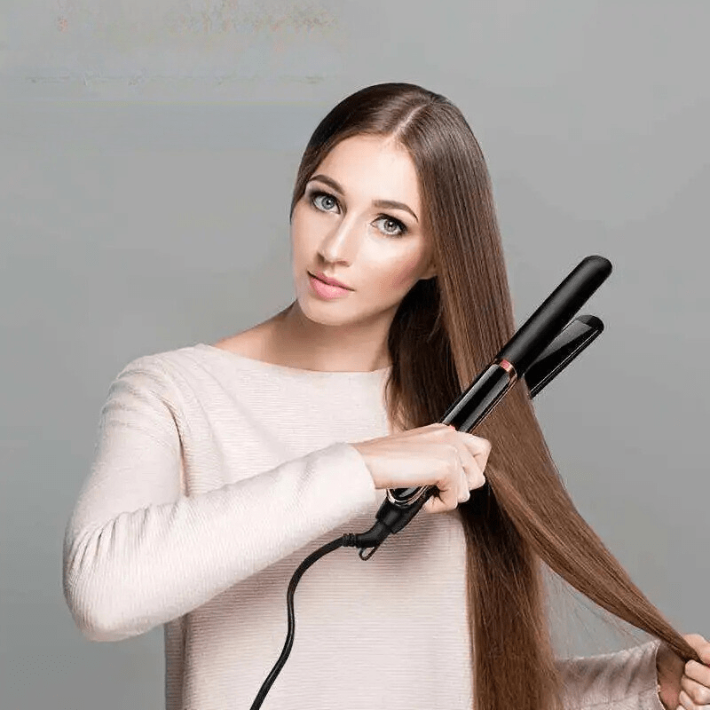 Lisseur Cheveux 2-en-1 Ionique Professionnel - blxckfr
