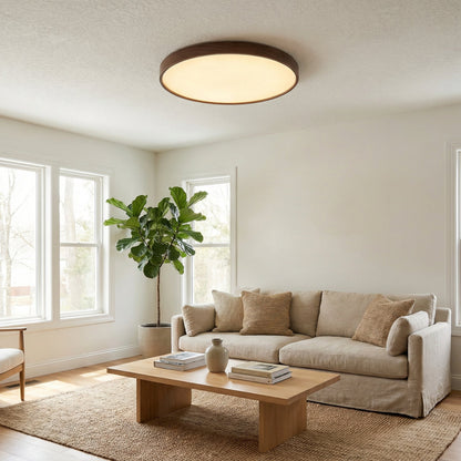Plafonnier LED rond 40cm - ambiance intérieure