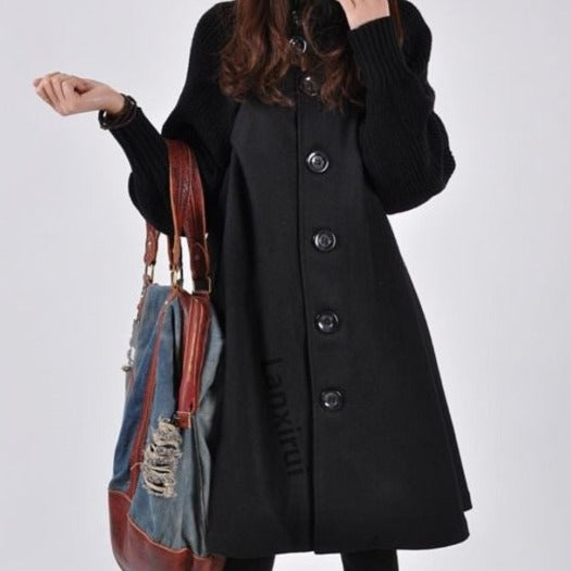 Manteau coloré à col montant - BlxckFR