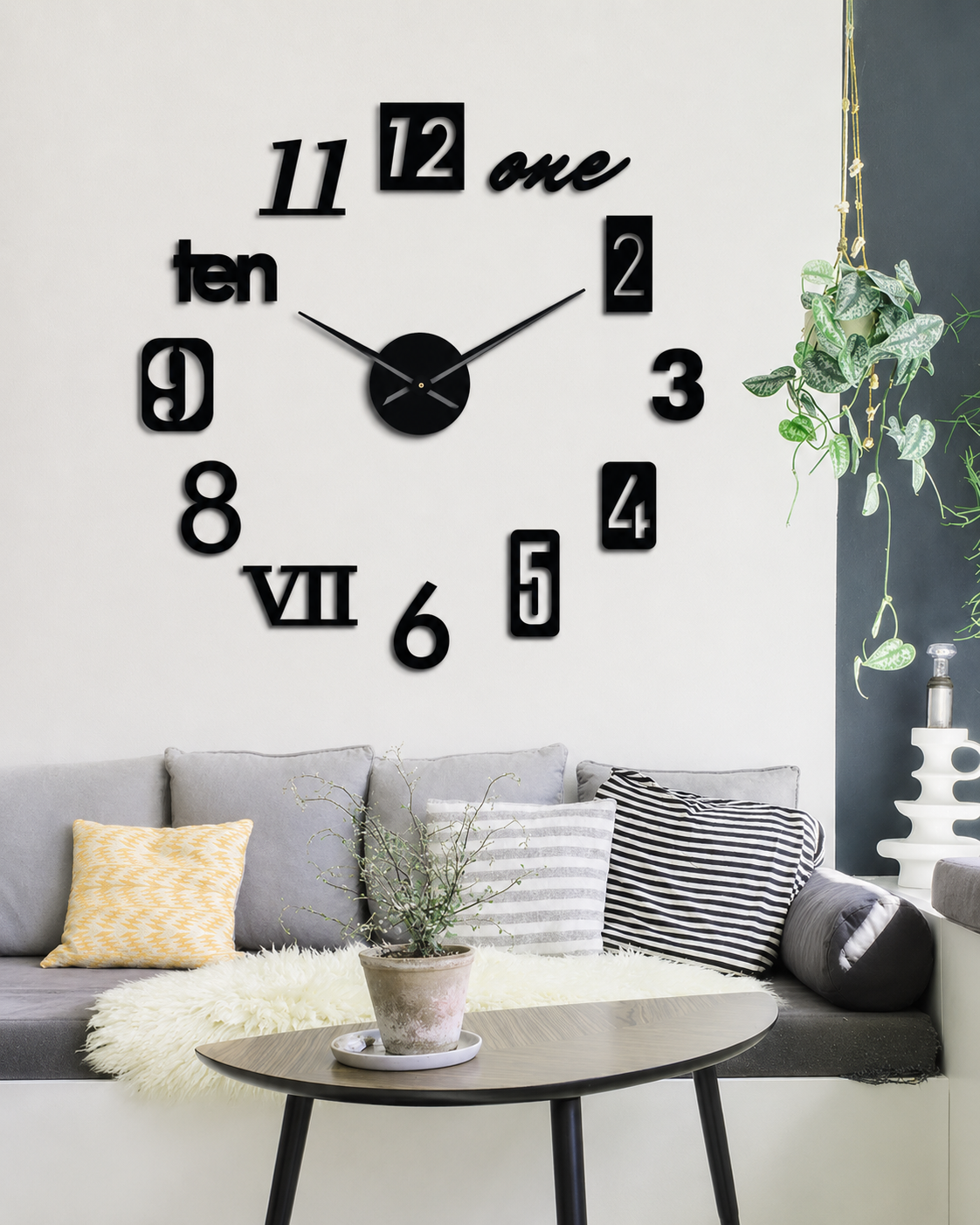 Horloge Murale Design Créatif Moderne
