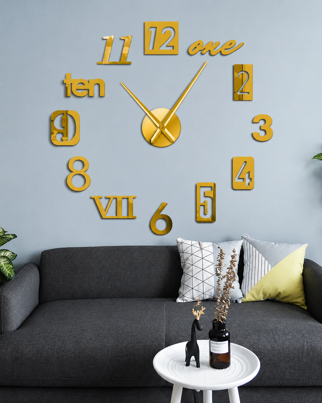 Horloge Murale Design Créatif Moderne