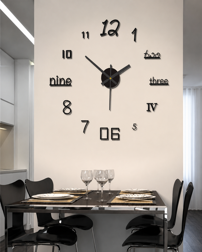 Horloge Murale Design Créatif Moderne