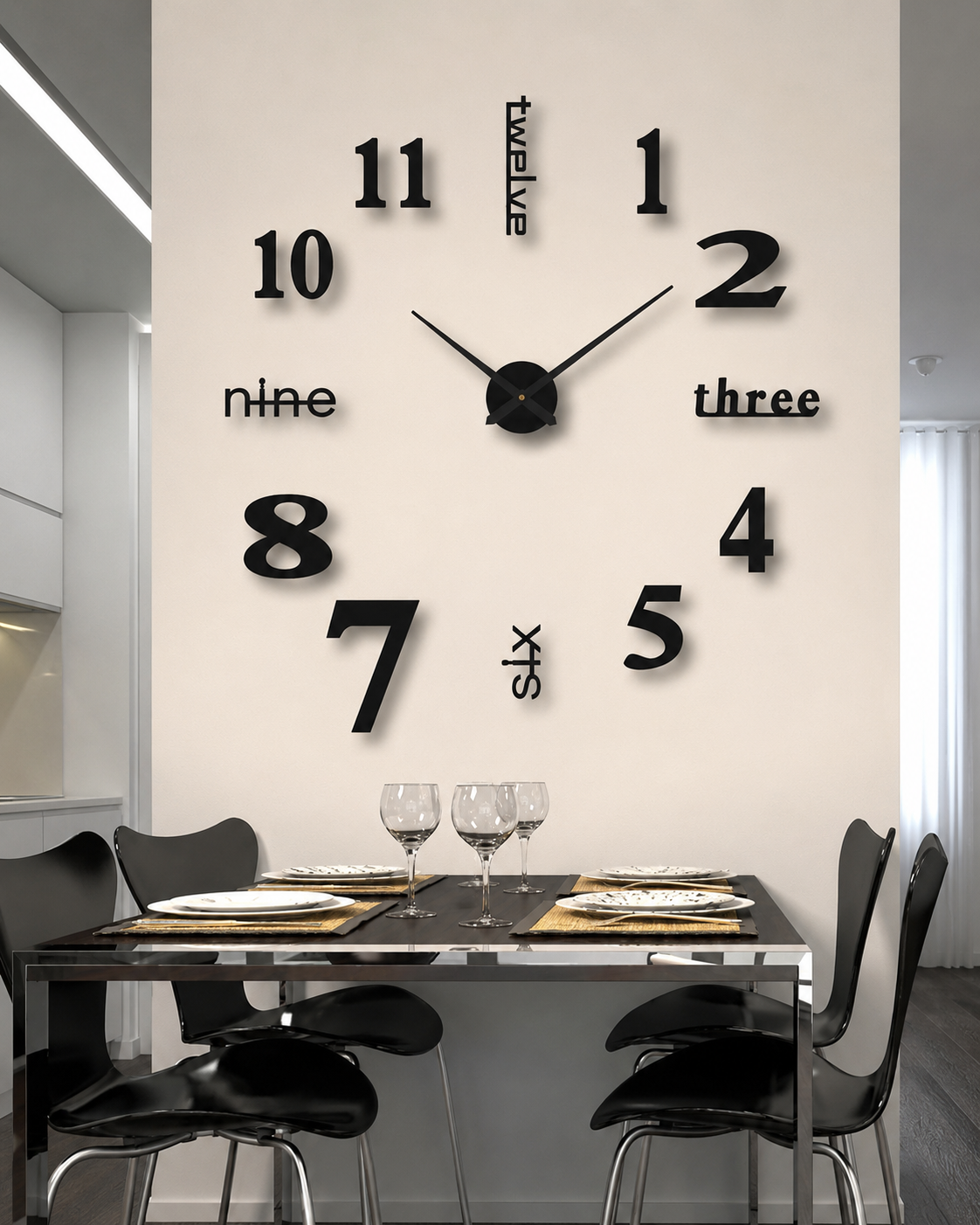 Horloge Murale Design Créatif Moderne