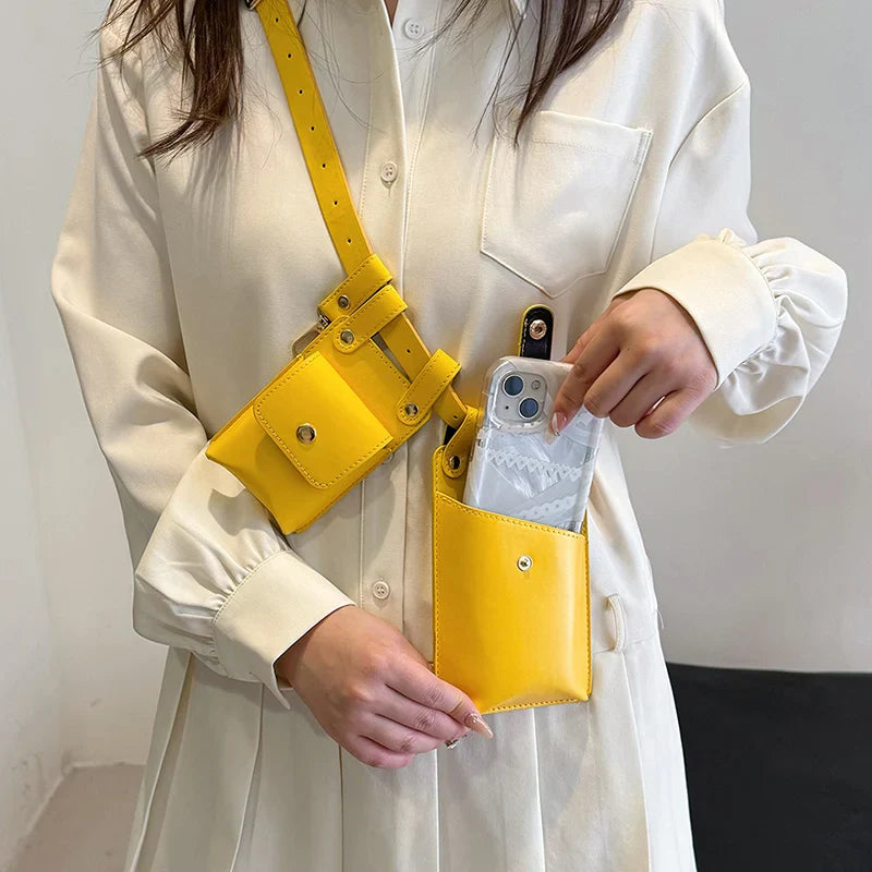 mini sac à bandoulière en cuir Edna