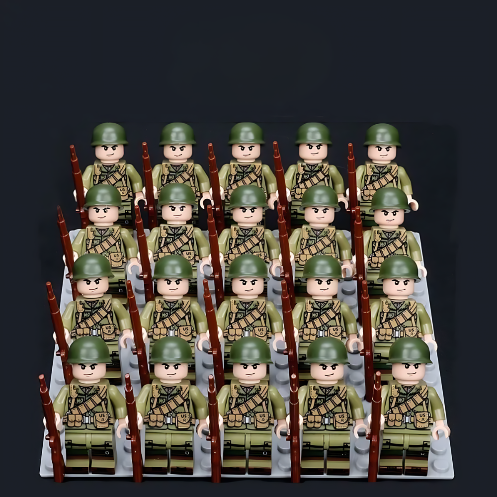Jeu de Construction Militaire Blocs de Guerre