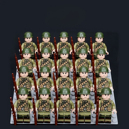 Jeu de Construction Militaire Blocs de Guerre