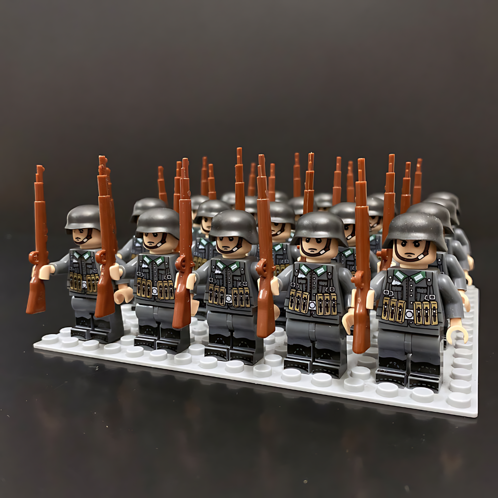 Jeu de Construction Militaire Blocs de Guerre
