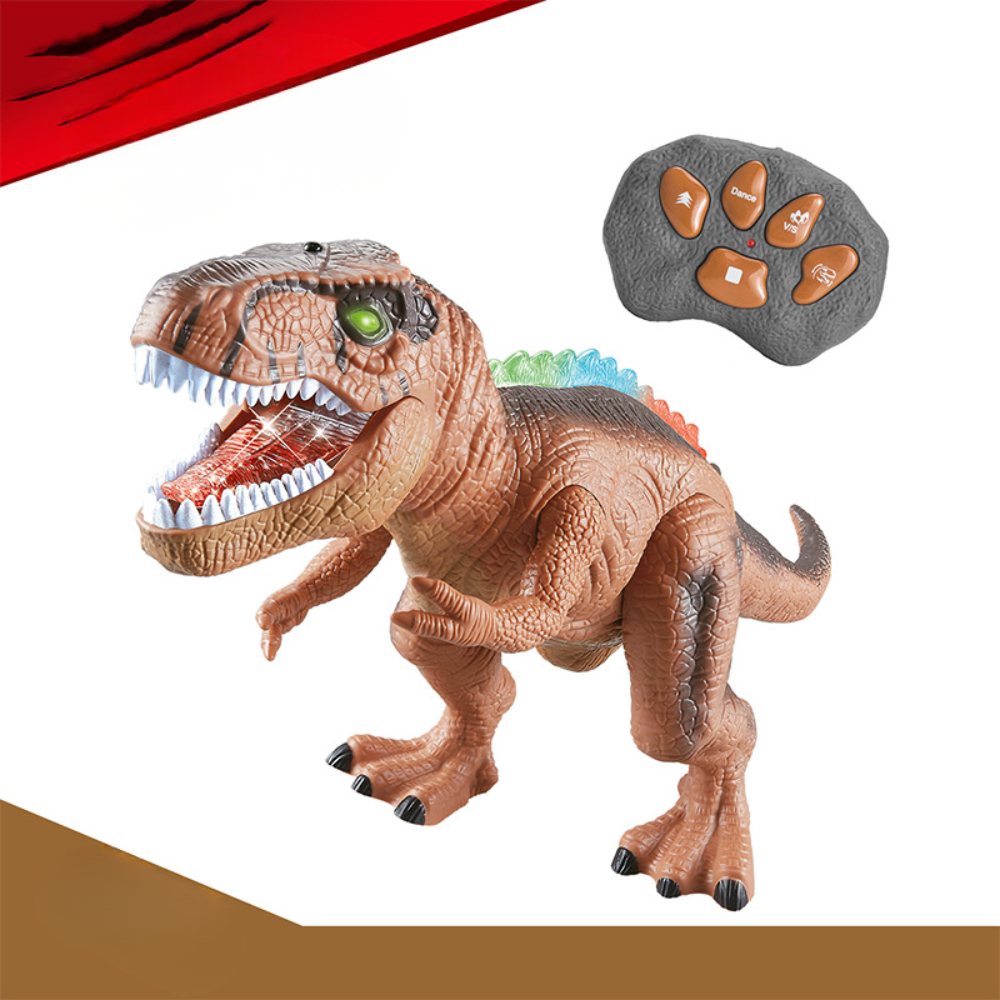 Jouet Dinosaure Télécommandé Marchant Lumineux avec Sons pour Enfants - BlxckFR