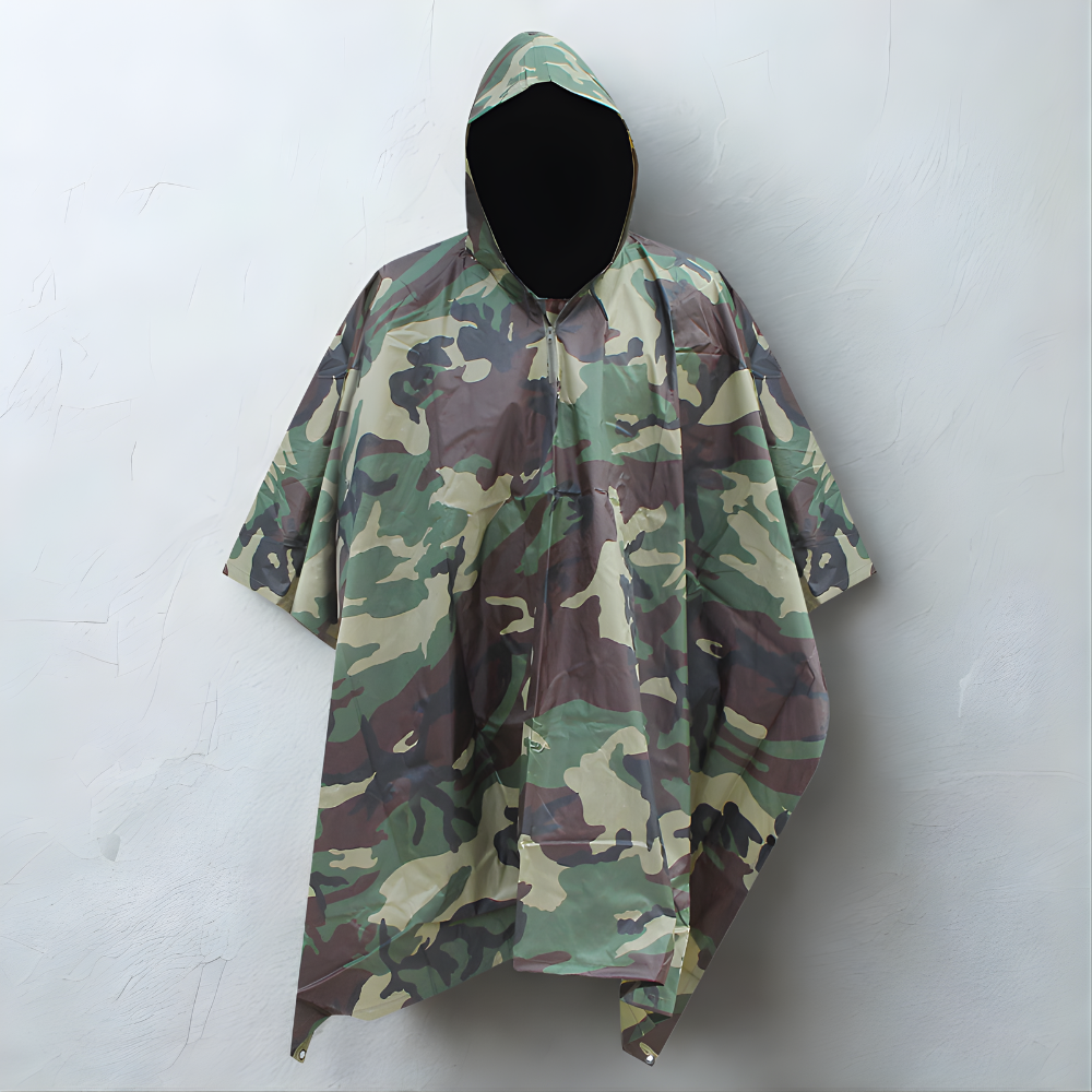 Cape de Pluie Imperméable Camouflage Chasse